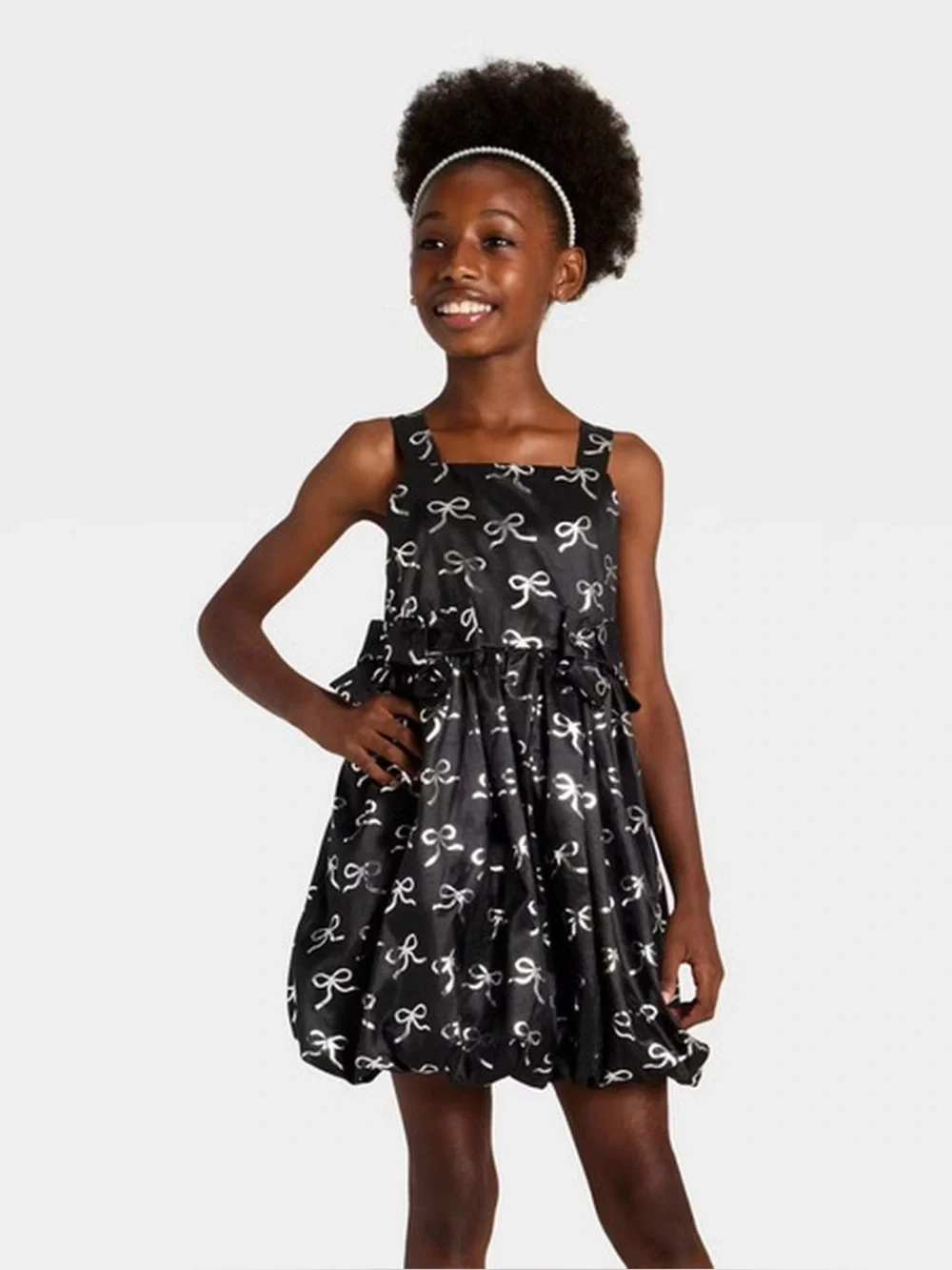 Audrey Camille Bubble Bow Dress